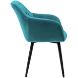Livetastic Naslanjač Samt, Turkizna | Shoptok.si