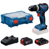 Bosch Akumulatorska vibraciona bušilica/odvrtač GSB18V-52, 1x GBA 18V 2.0Ah + 1x GBA 18V 4.0Ah + GAL 18V-20 + 82-delni set pribora + L kofer, 06019S0127 | Eponuda.com
