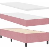  Krevet s opruga kutije s madracem Ružičasta 80 x 200 cm Baršun | shoptok.hr