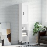 The Living Store Visoka omara bela 34,5x34x180 cm inženirski les - Visoka Omarica, (21661161) | Shoptok.si