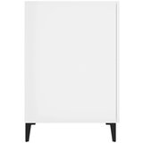  Radni stol visoki sjaj bijeli 140x50x75 cm konstruirano drvo | shoptok.hr