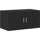 Furnova Stenska omarica črna 80x42,5x40 cm inženirski les, (21950073) | Shoptok.si