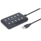 Gembird USB HUB 2.0 10-port black, GEMBIRD UHB-U2P10P-01 Cijene