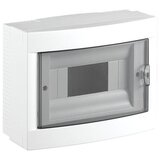 VIKO_PANASONIC VIKO PANASONIC Hišna razdelilna omarica VIKO nadometna 8M bela-transparentno siva | Shoptok.si