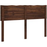  Uzglavlje s prirodnim rubom ROSTOCK Tamno smeđa 140 cm | shoptok.hr