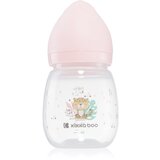 Kikka Boo Savanna Anti-colic Feeding Bottle steklenička za dojenčke 3 m+ Pink 180 ml | Shoptok.si