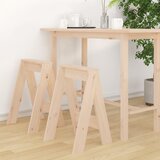 The Living Store Stolček 2 kosa 40x40x60 cm trdna borovina - Stolček, (21481944) | Shoptok.si