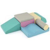  7-delni gradniki iz pene, mehka igrala - pastelne barve | Shoptok.si