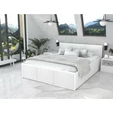 AJK Meble krevet Panama tapecirani plus - 160x200 cm - bijela