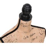 vidaXL Ženska krojačka lutka za prikaz od jute crna | shoptok.hr