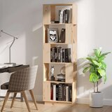 vidaXL knjižna omara/pregrada 51x25x163,5 cm trdna borovina | Shoptok.si