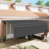  Skrovita tenda Antracit 500 × 300 cm Poliester i aluminij | shoptok.hr