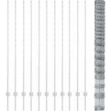 vidaXL ograjni stebri 22 kosov U-kanal 160 cm galvanizirano jeklo | Shoptok.si