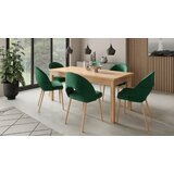 ADRK Blagovaonski set RODOS 82 s proirivim stolom i 6 stolica - ZLATNO SMEA | shoptok.hr