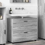  Kupaonski ormar s ladicama Siva Sonoma 76,5 x 35 x 64 cm | shoptok.hr