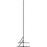  Zaslon za privatnost 100 x 50 x 180 cm Čelik Crna | shoptok.hr