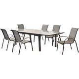 Gardenson Vrtni Set Amalfi, 7-Delni, Raztegljiva Miza | Shoptok.si