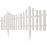 Bijela pregrada za travnjak 17 kom / 10 m | shoptok.hr