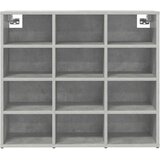  Ormar za cipele Beton siva 77,5 x 30 x 67 cm Konstruirano drvo | shoptok.hr