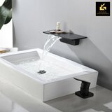 Kranig Kraanwerk mešalna armatura za kad in umivalnik | kopalniška pipa | montaža na steno ali mizo | s krožnika | minimalizem, (21670183) Cene