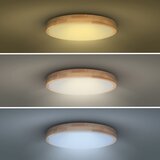 solight WO8010- LED prigušiva svetiljka SOLID OAK LED/60W/230V 3000-6500K prečnik 51 cm+daljinski upravljač | Eponuda.com