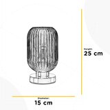  ONLI - Stona lampa DOROTY 1xE27/22W/230V plava/zlatna | Eponuda.com