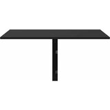  Sklopivi zidni stol crni 100 x 60 x 56 cm od konstruiranog drva | Eponuda.com
