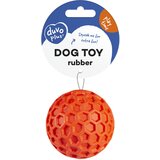 Duvo igračka za pse hexagon loptica 8cm crvena | ePonuda.com