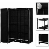 vidaXL 282449 Corner Wardrobe Black 130x87x169 cm Cijene