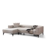 Atelier Del Sofa horizon left - ecru ecru corner sofa-bed | ePonuda.com