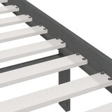  Za krevet od masivnog drva sivi 200 x 200 cm | shoptok.hr