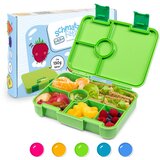 Klarstein schmatzfatz Lite, deseta kutija, 6 odjeljaka, 20,8 × 4,5 × 15 cm (Š × V × D), bez BPA, ekstra lagan Tritan | shoptok.hr