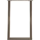  Noge za blagovaonski stol U-oblik 2 kom Prirodni čelik 50 x (72-73) cm Čelik | Eponuda.ba