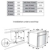 Vox vgradna pečica EBM 2110 W [A, 65 L, 8 programov, bela], (21286813) | Shoptok.si