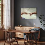  Slika - Michelangelo – The Creation of Adam (hands) 120x80 Akustična | shoptok.hr