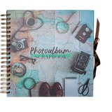 Grupo CRAPBOOK FOTO ALBUM 26X26CM 40 STRANI VINTAGE TRAVEL, (20874086) Cene