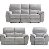 Livetastic SEDEŽNA GARNITURA, mikrovlakna siva | Shoptok.si