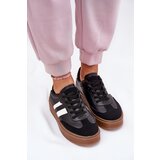 Boto EVENTO Women's Platform Sneakers Made of Eco Leather Black Elaraven | shoptok.hr