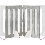  Zložljiva ograda za hišne ljubljenčke 4 pcs Beton Siva, (5000232685) | Shoptok.si