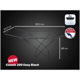 Leifheit Crna sušilica za rublje 20 m Classic 200 Easy – | shoptok.hr