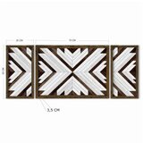 Wallity Slika iz 3 dela sa drvenim ramom TAH037 | Eponuda.com