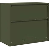  Omarica za shranjevanje Oljčno zelena 80 x 40 x 70 cm Jeklo, (5000152838) | Shoptok.si