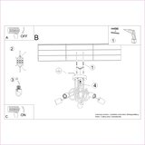 Sollux Lighting Lestenec EMBER 5 bela, (21626996) | Shoptok.si
