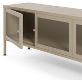 Marckeric Krem metalna TV komoda 160x50x35 cm Fayna – | shoptok.hr