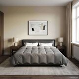 Puni Polna celoletna prevleka Svetlo siva 200 x 200 cm Mikrovlakna, (5000284610) | Shoptok.si