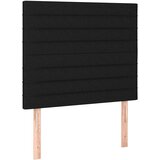  Okvir za krevet s uzglavljem crni 90x190 cm od tkanine | shoptok.hr