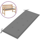 vidaXL jastuk za vrtnu klupu sivi 120x50x3 cm Cijene