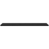 Police za knjige 4 pcs Crna 80 x 20 x 1,5 cm Konstruirano drvo | shoptok.hr
