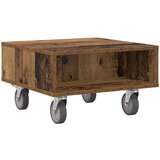  Stolić sa kotačima Staro drvo 50 x 50 x 30 cm Konstruirano drvo | shoptok.hr