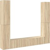  6-dijelni set TV ormarića boja hrasta sonome konstruirano drvo | Eponuda.com
